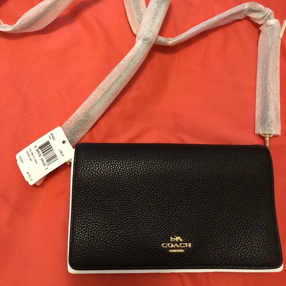 COACH FOLDOVER CROSSBODY CLUTCH